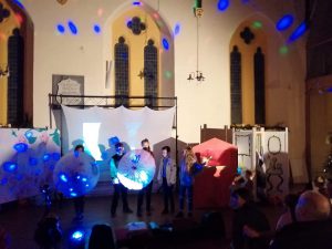 traditional panto with a twist - st david's church